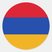 Armenia Flag Sticker (Voorkant)