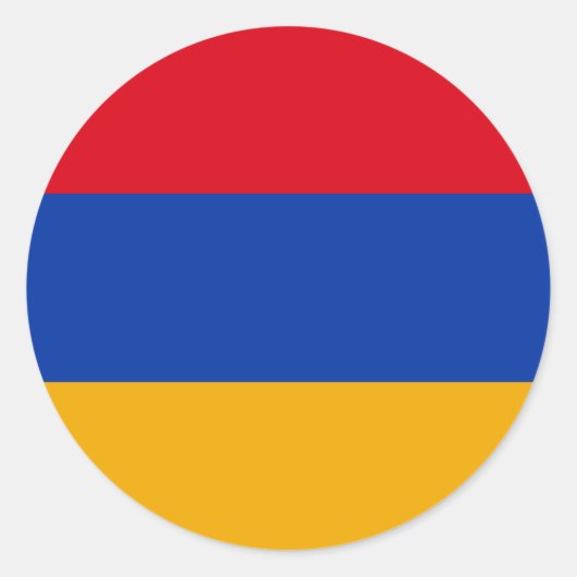 Armenia Flag Sticker (Voorkant)