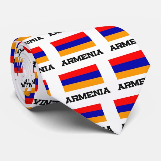 Armenia Flag Stropdas (Opgerold)