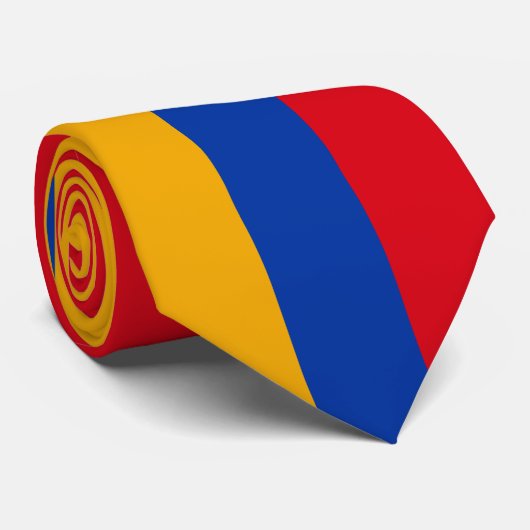 Armenia Flag Stropdas (Opgerold)
