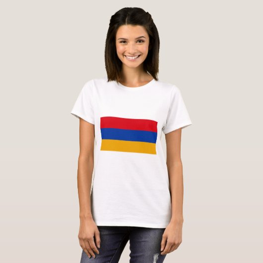 Armenia Flag T-shirt (Voorkant volledig)