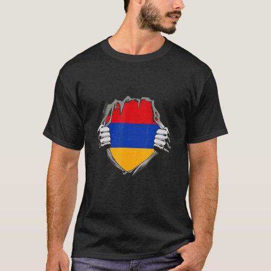 Armenia flag t-shirt (Voorkant)