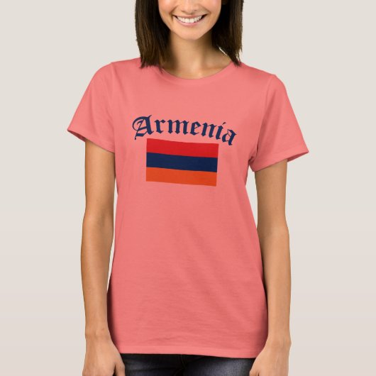 Armenia Flag T-shirt (Voorkant)