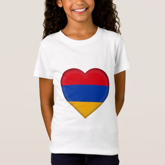 Armenia Flag T-shirt (Voorkant)