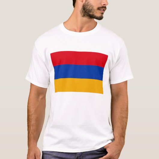 Armenia Flag T-Shirt, Patriotic T-Shirts (Voorkant)