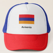 Armenia Flag Trucker Pet (Voorkant)