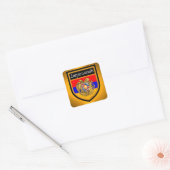 Armenia Flag Vierkante Sticker (Envelop)