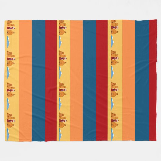 Armenia Fleece Blanket (Voorkant (Horizontaal))