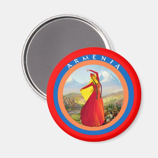 Armenia Magnet (Voorkant / Achterkant)