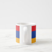Armenia Plain Flag Espresso Kop (Achterkant)