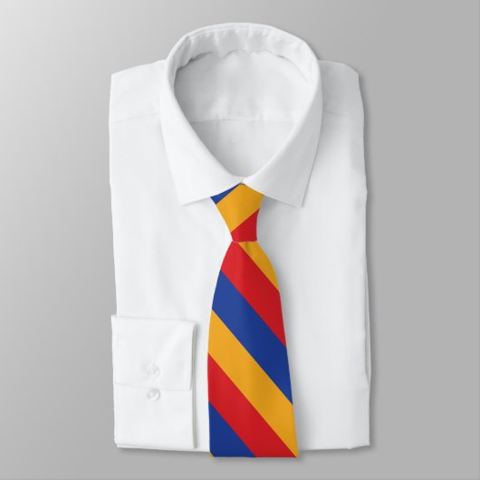 Armenia Plain Flag Stropdas (Gebonden)