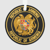 Armenia Round Emblem Ornament (achterkant)