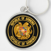 Armenia Round Emblem Sleutelhanger (Voorkant)