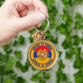 Armenia Round Emblem Sleutelhanger (Hand)