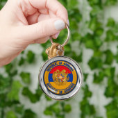 Armenia Round Emblem Sleutelhanger (Hand)
