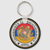 Armenia Round Emblem Sleutelhanger (Voorkant)
