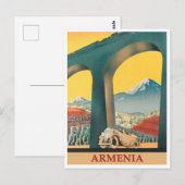Armenia Vintage Travel Briefkaart (Voorkant / Achterkant)