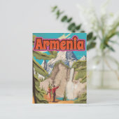 Armenia Vintage Travel Poster Briefkaart (Staand voorkant)