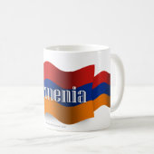 Armenia Waving Flag Koffiemok (Voorkant rechts)