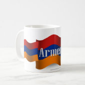 Armenia Waving Flag Koffiemok (Voorkant links)
