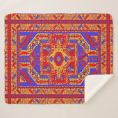 Armenian Folk Art Sherpa Blanket Deken (Voorkant (horizontaal))