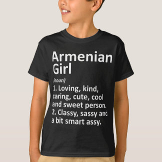 ARMENIAN GIRL ARMENIA Gift Funny Country Home Root T-shirt