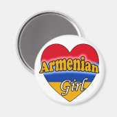 Armenian Girl Magneet (Voorkant / Achterkant)