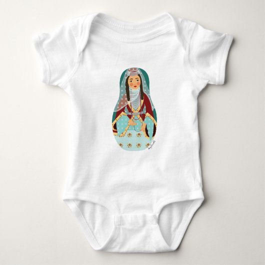 Armenian Matryoshka Baby Bodysuit (Voorkant)
