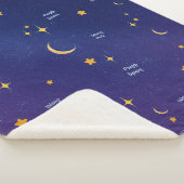 Armenian Night Sky Sweet Dreams Sherpa Blanket  Sherpa Deken (3/4)