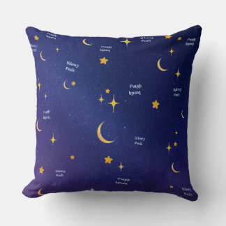 Armenian Night Sky “Sweet Dreams” Throw Pillow  Kussen