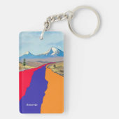 Armenië Acrylische Sleutelhanger (achterkant)
