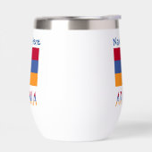 Armenië Armeense vlag Blauwe Personalisatie (Links)