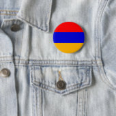 Armenië - Armeense vlag Ronde Button 5,7 Cm (In situ)