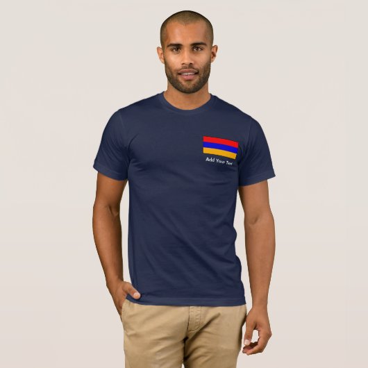 Armenië - Armeense vlag T-shirt (Voorkant volledig)