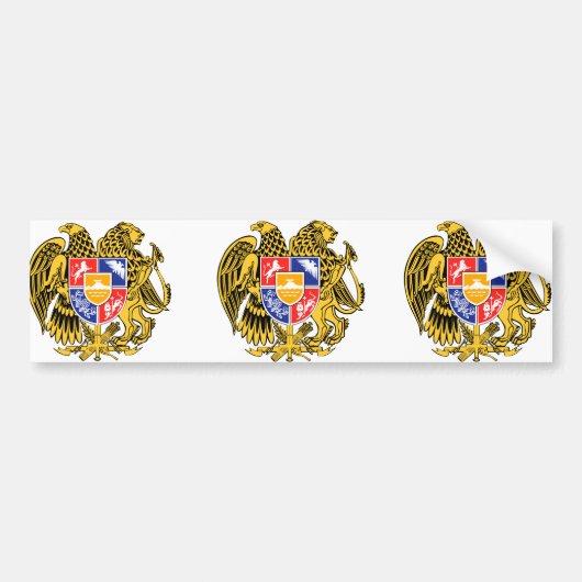 Armenië, Armenië Bumpersticker (Voorkant)