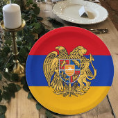 Armenië, Armenië Vlag - feest, verjaardag / sport Papieren Bordje