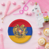 Armenië, Armenië Vlag - feest, verjaardag / sport Papieren Bordje (Feest)