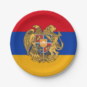 Armenië, Armenië Vlag - feest, verjaardag / sport Papieren Bordje (Voorkant)