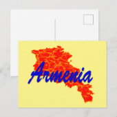 Armenië Briefkaart (Voorkant / Achterkant)