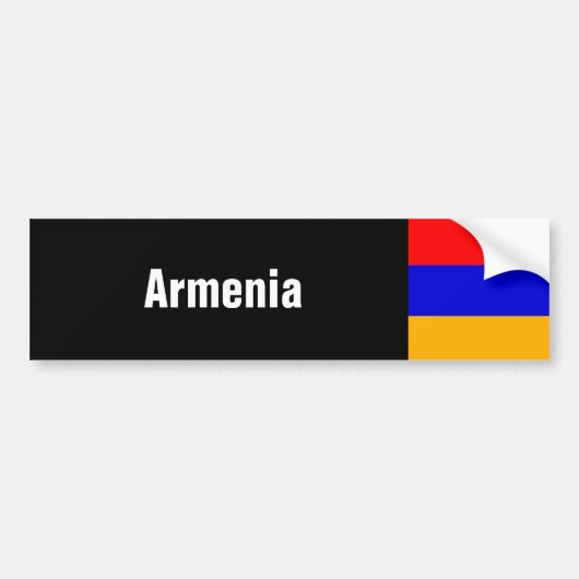 Armenië Bumpersticker (Voorkant)