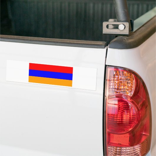 Armenië Bumpersticker (Op Truck)