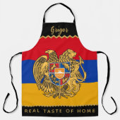 Armenië Chefs Schort, Keuken, Armeense Vlag Schort (Voorkant)