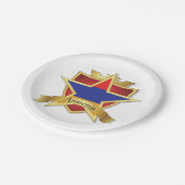 Armenië Crest Papieren Bordje (Gekanteld)