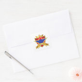 Armenië Crest Vierkante Sticker
