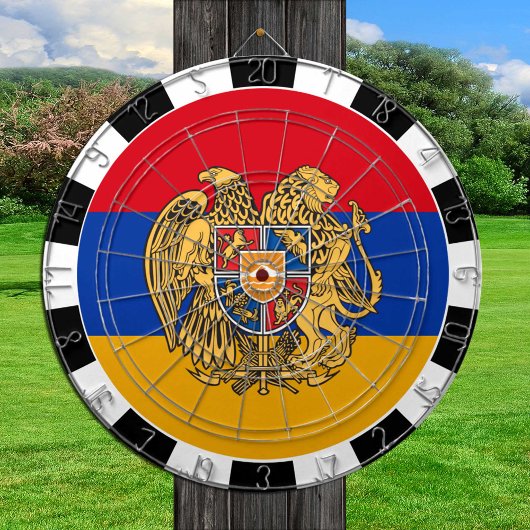 Armenië Dartboard, spelbord, Armeense Vlag Dartbord