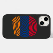 Armenië DNA Case-Mate iPhone Case (Achterkant (horizontaal))