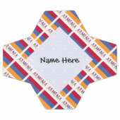 Armenië en Armenië: gepersonaliseerd met vlag Voetbal (Enkel)