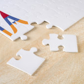 Armenië en Armenië - vlag Gepersonaliseerd Legpuzzel (Zijkant)