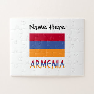 Armenië en Armenië - vlag Gepersonaliseerd Legpuzzel