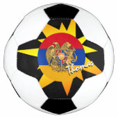Armenië - Football en Armeense vlag / BANG Voetbal (Voorkant)